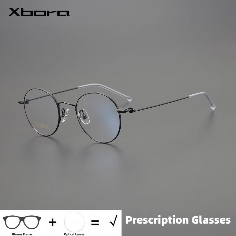 Mens Fashion Reading Glasses - Ultra light Titanium Prescription Glasses Women