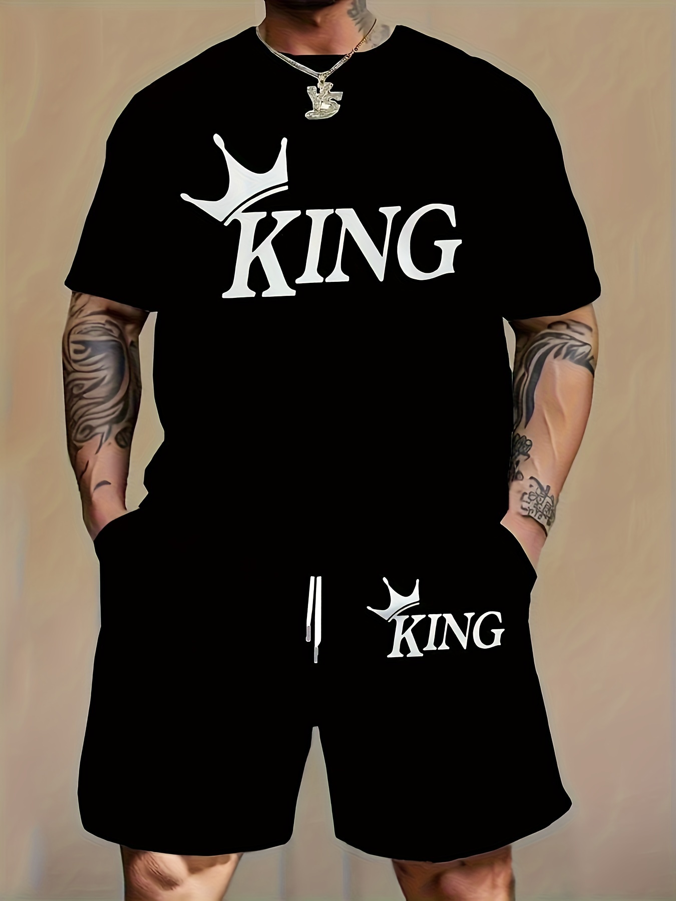 Men'S Fashion Advice - Men Fashion 2‑Piece Matching Set Letter