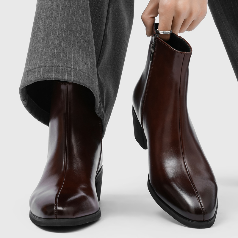 Men'S Fashion For 45 Years Old - Men Simple and Fashionable High Heels