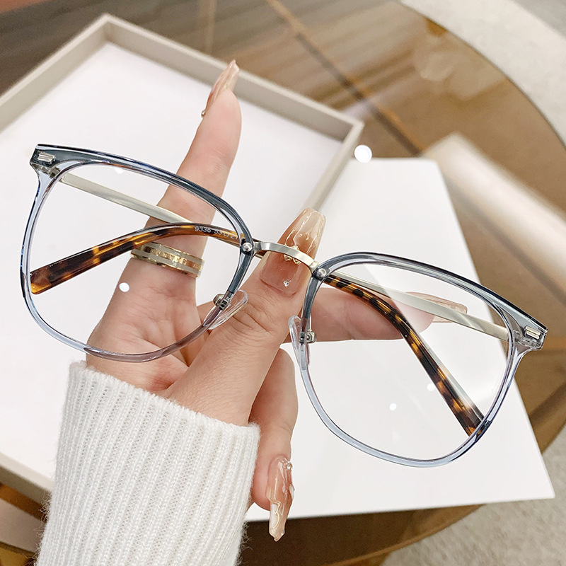 Mens Fashion Reading Glasses - Fashion Unisex Square Plain Glasses Men