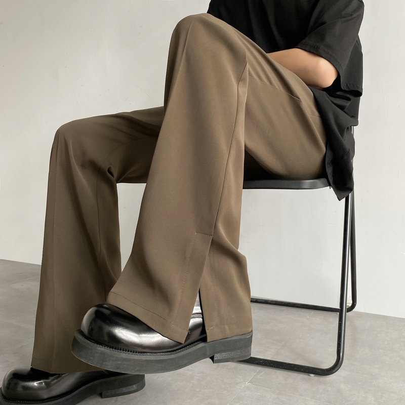 Men'S Dress Pants Fashion - Brown Black Suit Pants Men Fashion