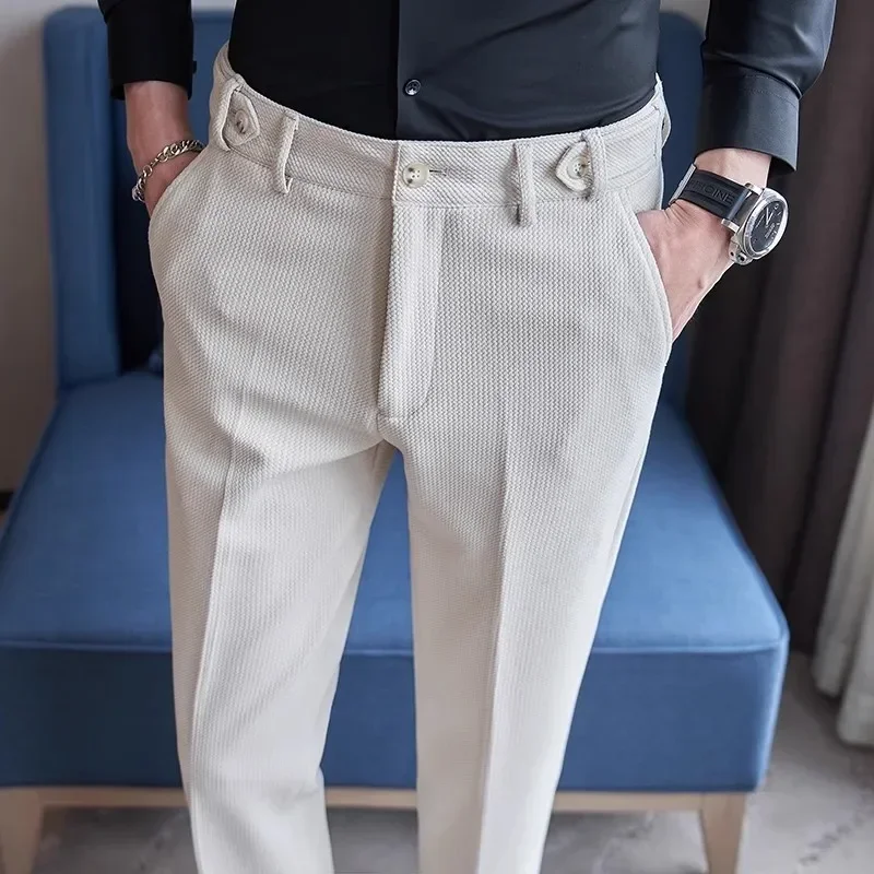 Men'S Dress Pants Fashion - Men's Suit Pants, Fashion Slim Dress