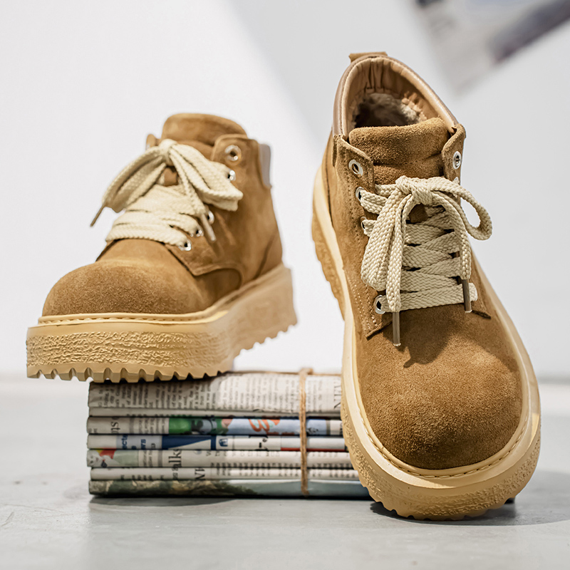 Men'S Fashion For 45 Years Old - Men's high-quality suede horse boots outdoor