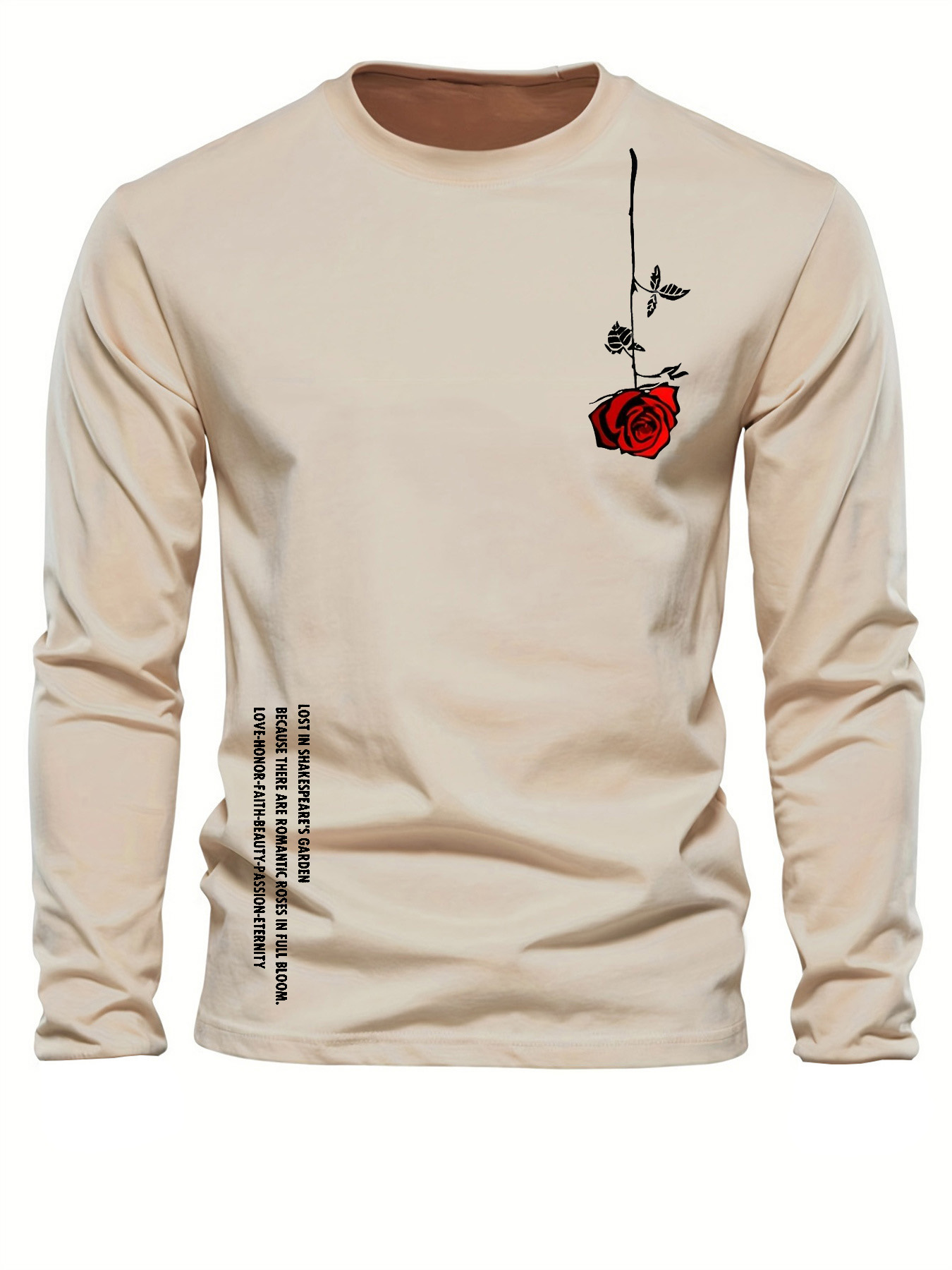 Men Fashion Upper - 100% pure cotton men's long sleeved
