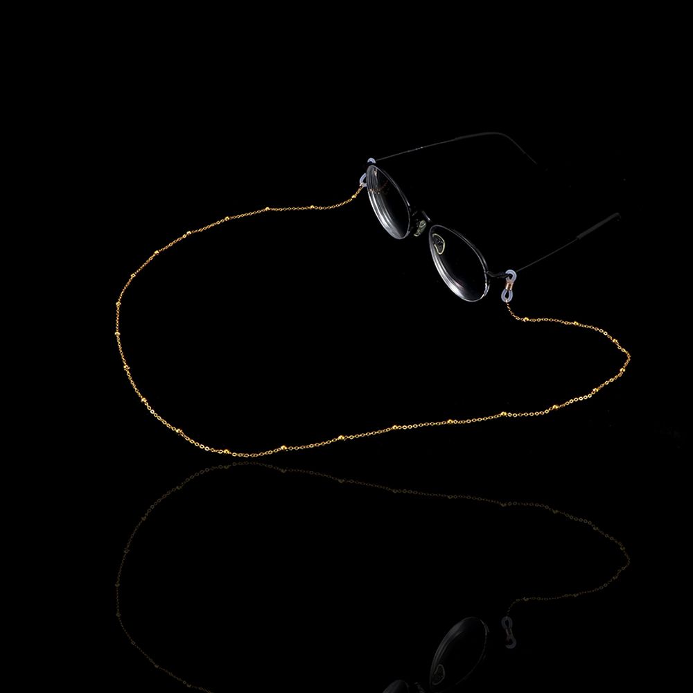 Mens Fashion Reading Glasses - Metal Beaded Cords Beads Fashion Man