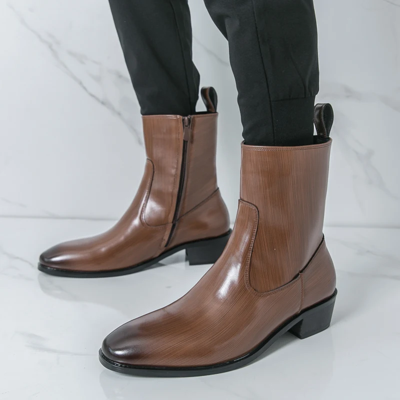 Classic Comfy Ankle Boots Bota - Men'S Fashion For 45 Years Old review and price