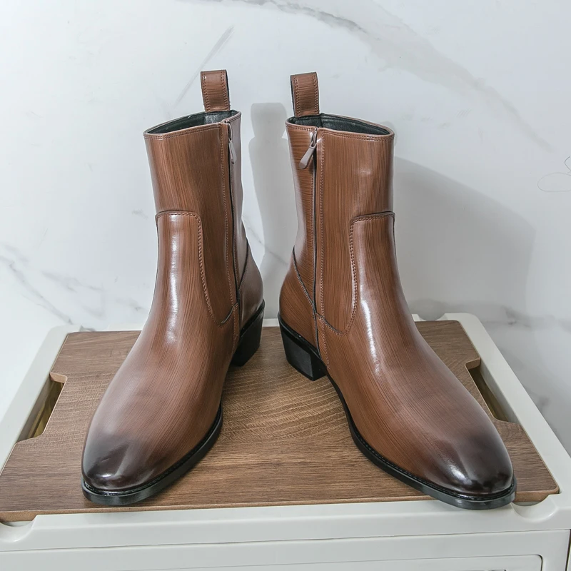 Classic Comfy Ankle Boots Bota - Men'S Fashion For 45 Years Old review and price