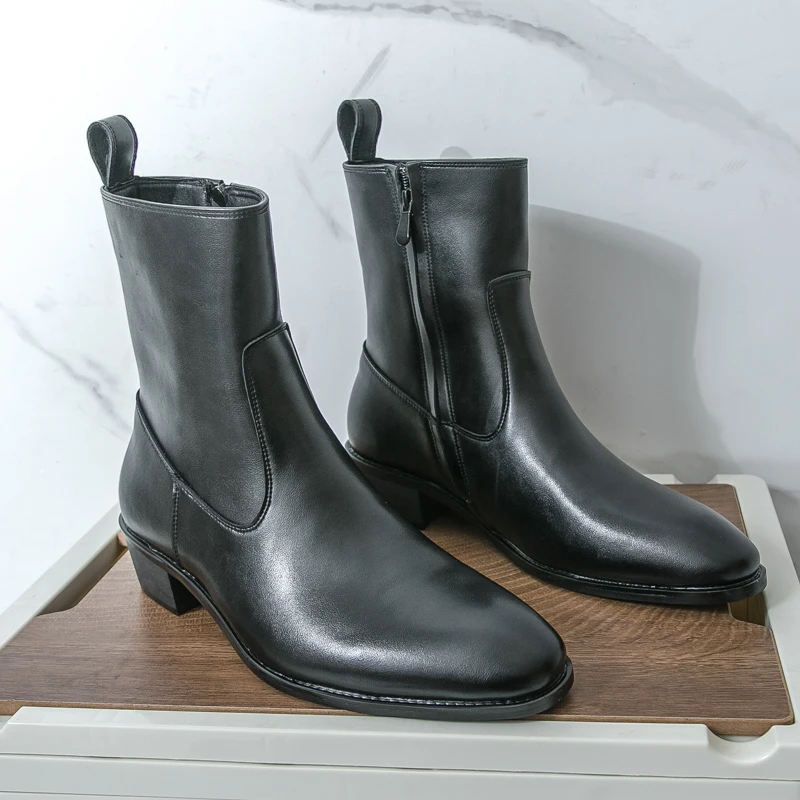 Classic Comfy Ankle Boots Bota - Men'S Fashion For 45 Years Old review and price
