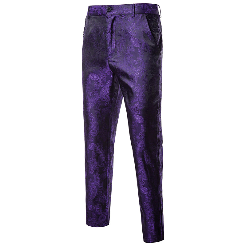 New Men Business Jacquard Suit - Men'S Dress Pants Fashion review and price