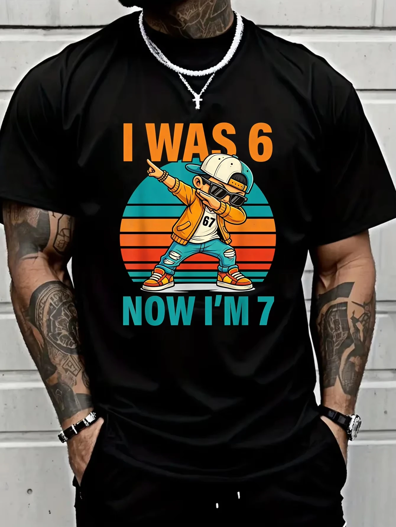 Retro I Was 6 Now Im 7 Graphic - Men'S Fashion Now review and price