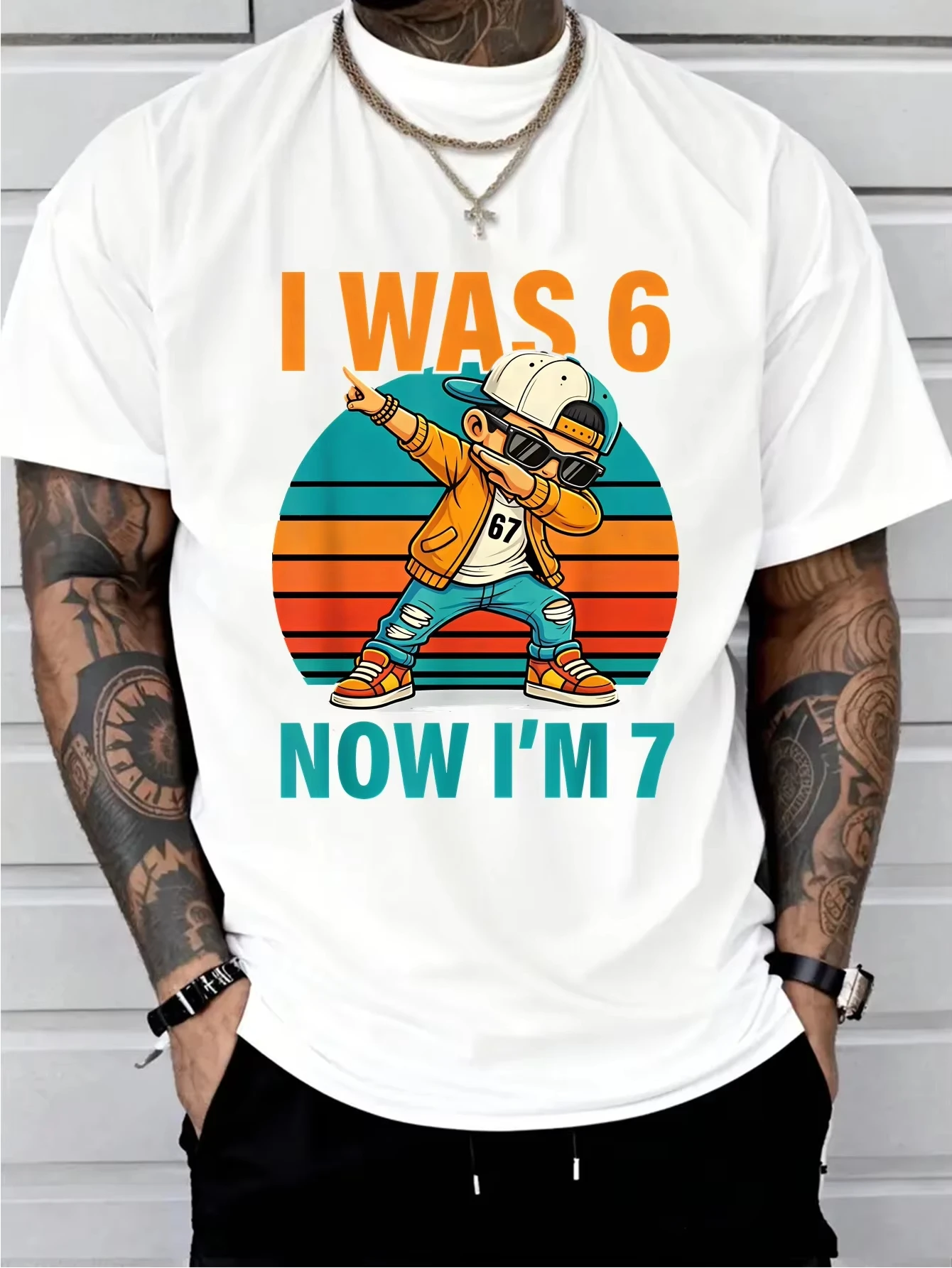 Retro I Was 6 Now Im 7 Graphic - Men'S Fashion Now review and price