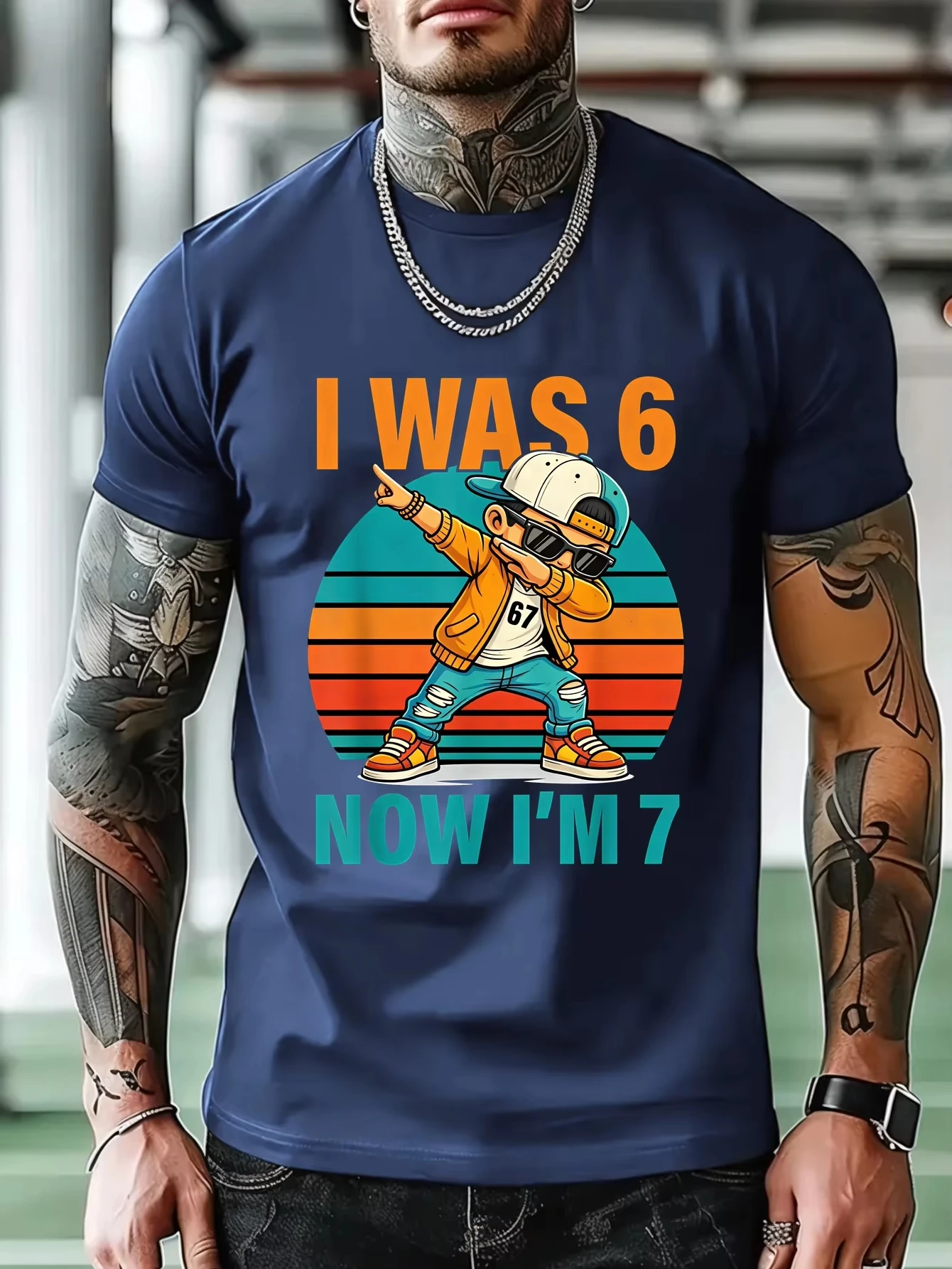 Retro I Was 6 Now Im 7 Graphic - Men'S Fashion Now review and price