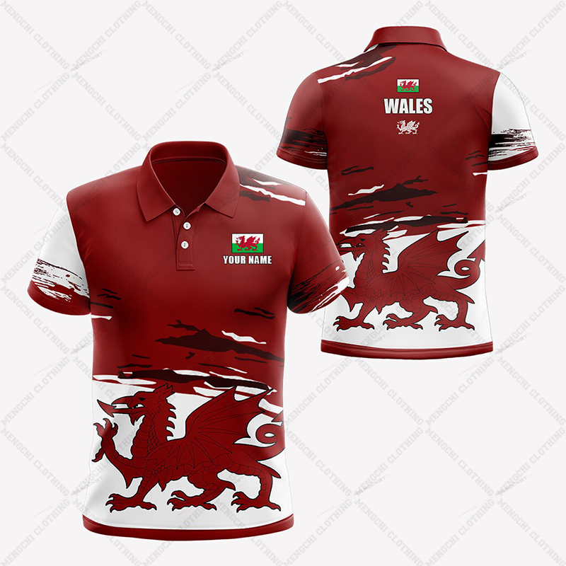 Custom Name Wales Flag Graphic - Graphic Tee Oversized review and price