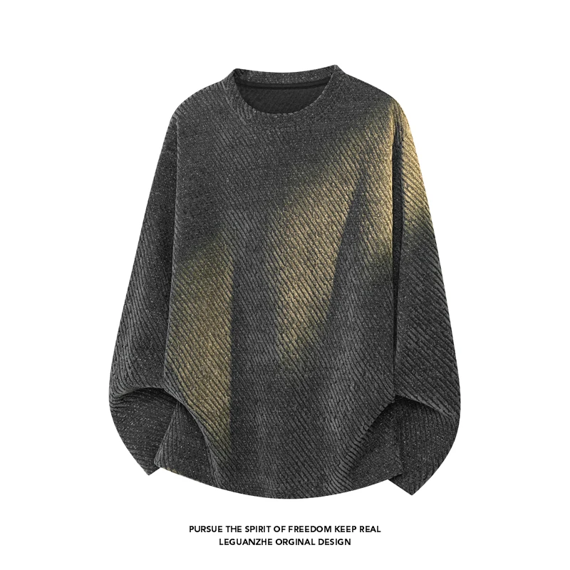 Men Diagonal Stripe Textured L - Men Fashion Upper review and price