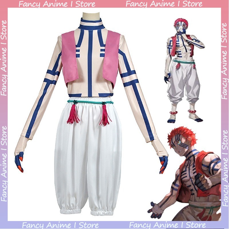 Anime Akaza Copsplay Costume H - Men'S Dress Pants Fashion review and price