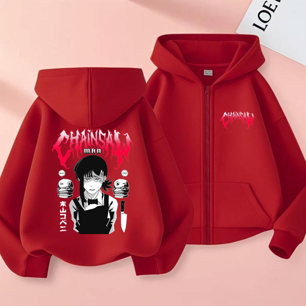 Custom Custom Anime Chainsaw M - Mens Fashion Zip Up Hoodies review and price