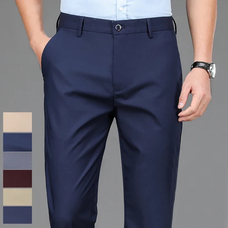 Men's Stretchy Casual Pants Bu - Men'S Dress Pants Fashion review and price