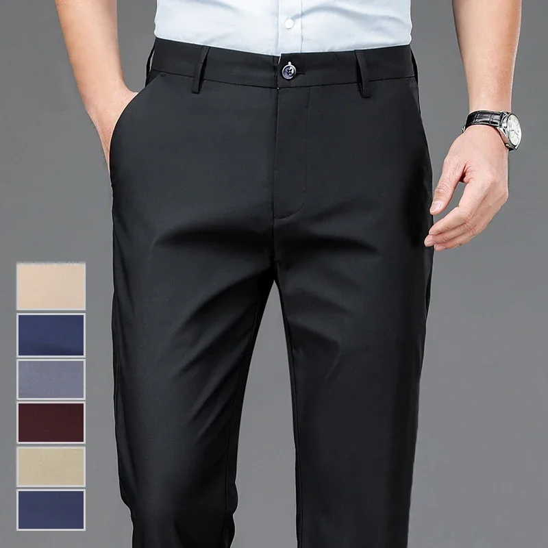 Men's Stretchy Casual Pants Bu - Men'S Dress Pants Fashion review and price