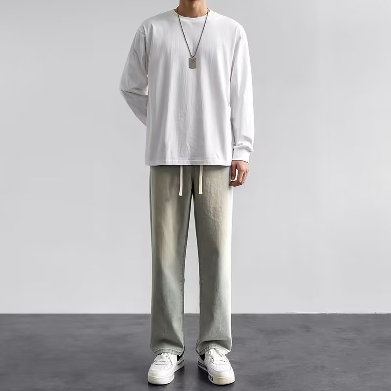Korean Style Streetwear New Fa - Men'S Fashion With Baggy Jeans review and price