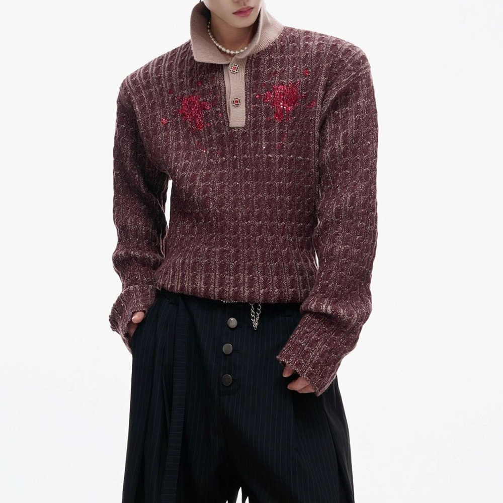 Mens Spring Color-Blocked Gems - Mens Fashion Mullet review and price