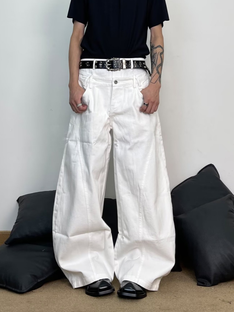 2026 Ropa Y2K Fashion Double W - Men'S Fashion With Baggy Jeans review and price