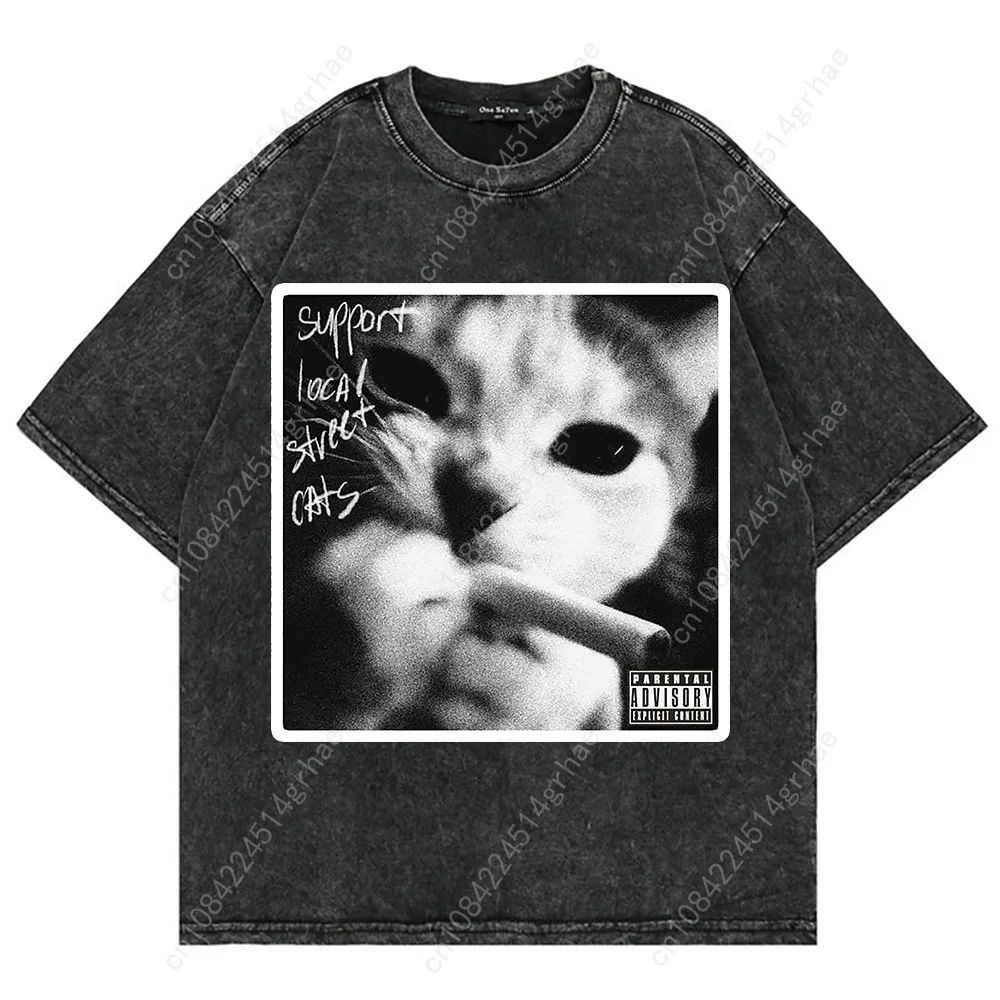 100% Cotton Vintage Washed Y2k - Graphic Tee Oversized review and price