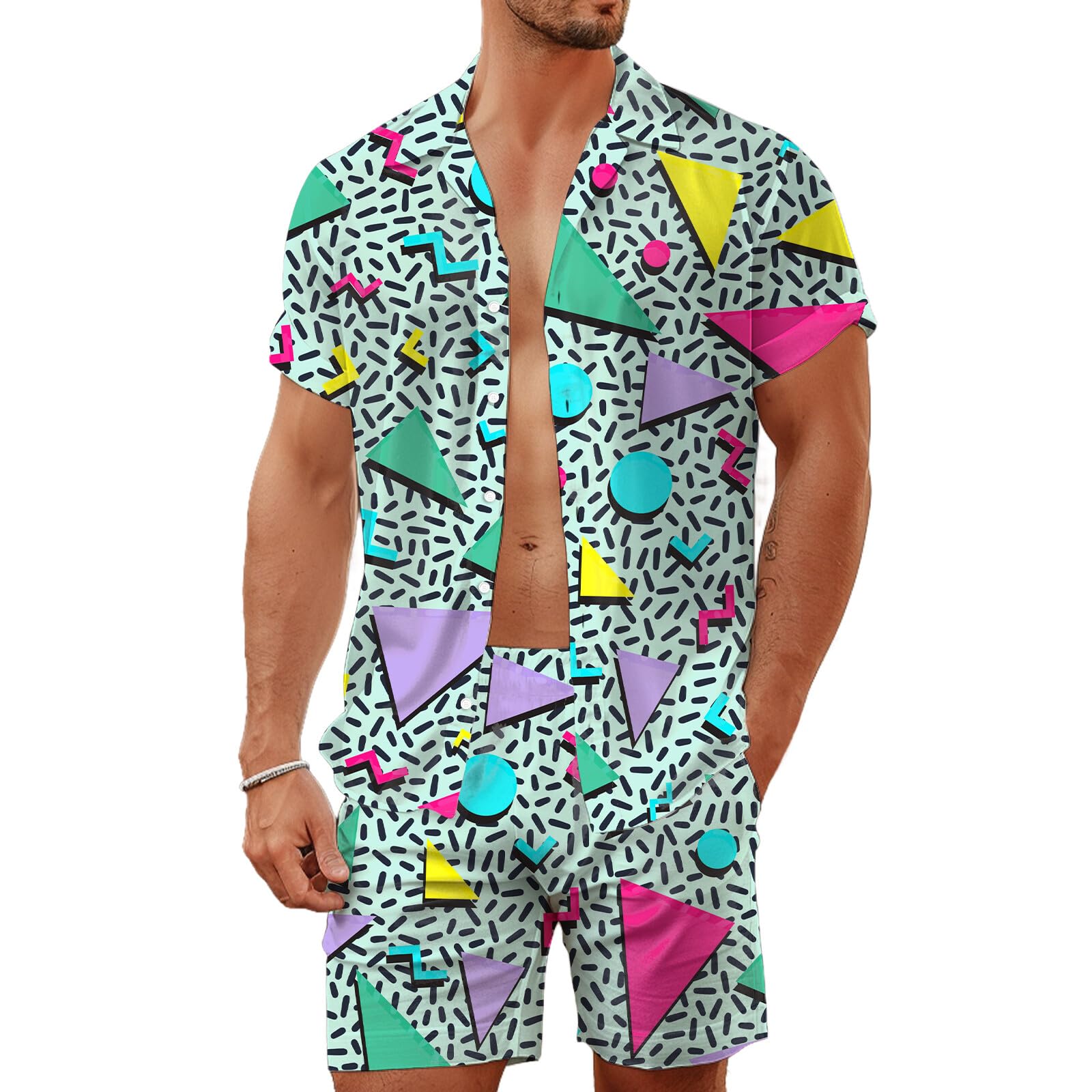 Summer Irregular Geometric 3D  - Men'S Fashion Advice review and price