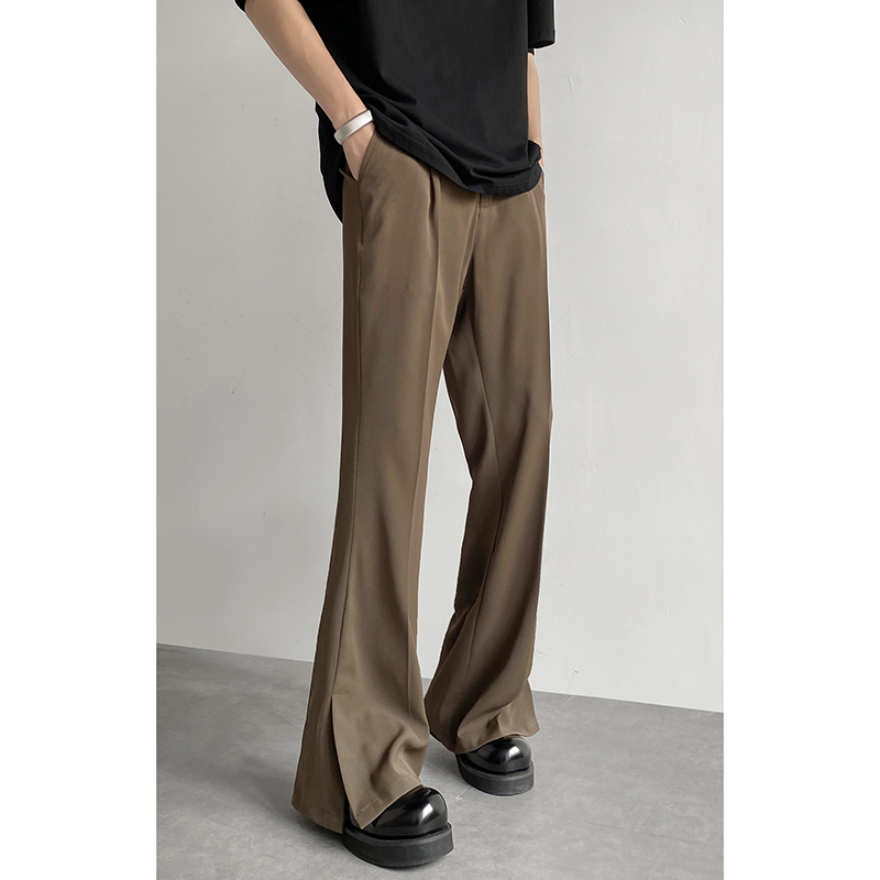 Brown Black Suit Pants Men Fas - Men'S Dress Pants Fashion review and price