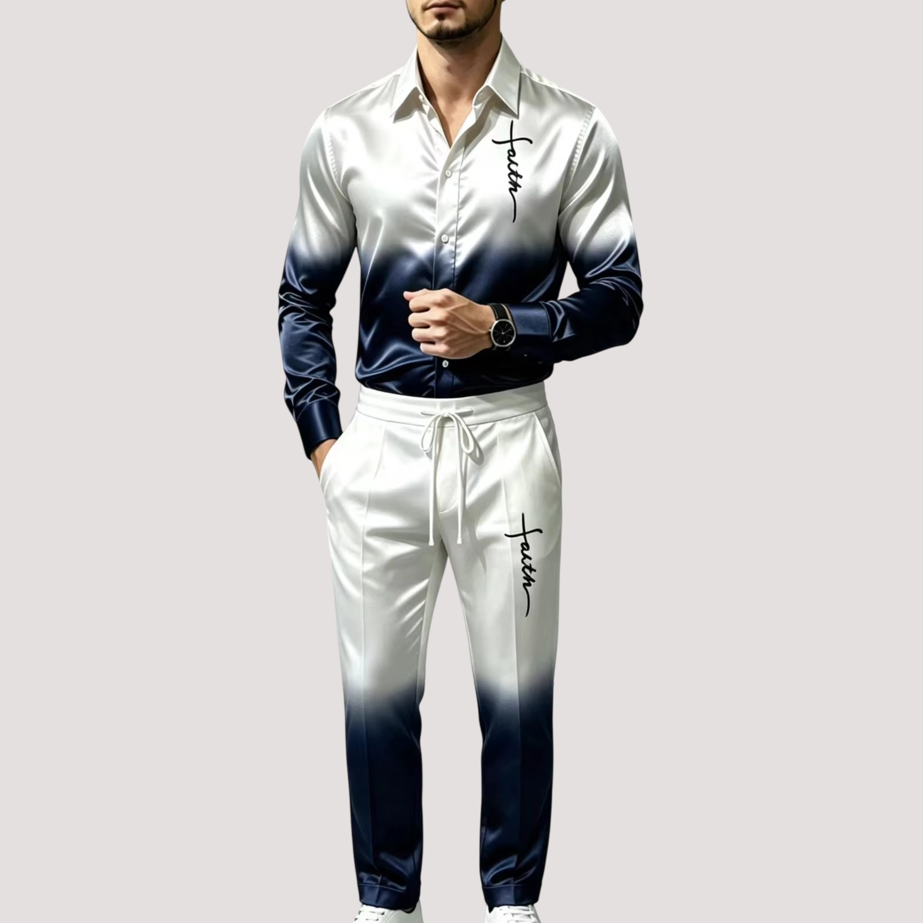 Men's Satin Silk Sports Suit T - Men'S Fashion Advice review and price