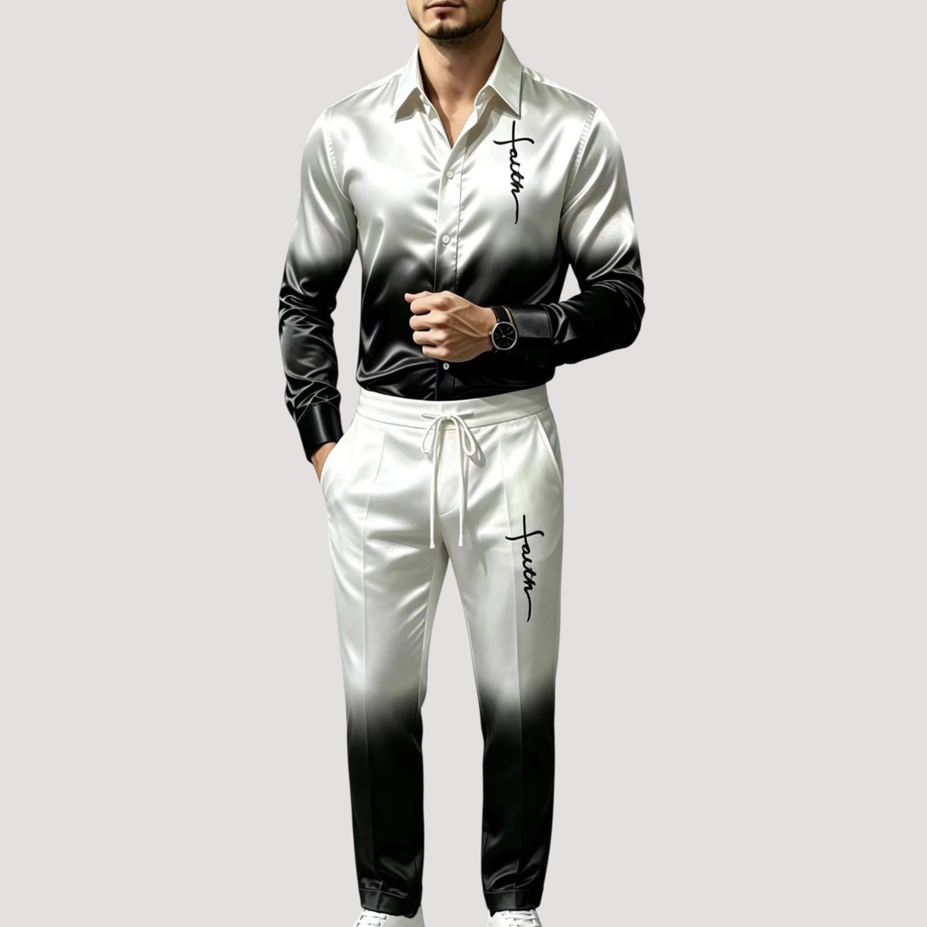 Men's Satin Silk Sports Suit T - Men'S Fashion Advice review and price