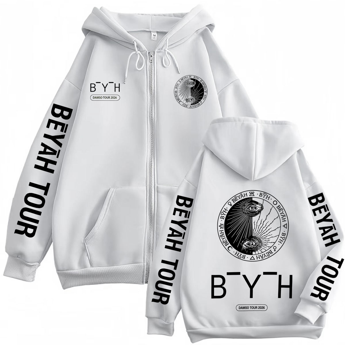 Rapper Damso Beyah Tour 2026 M - Mens Fashion Zip Up Hoodies review and price