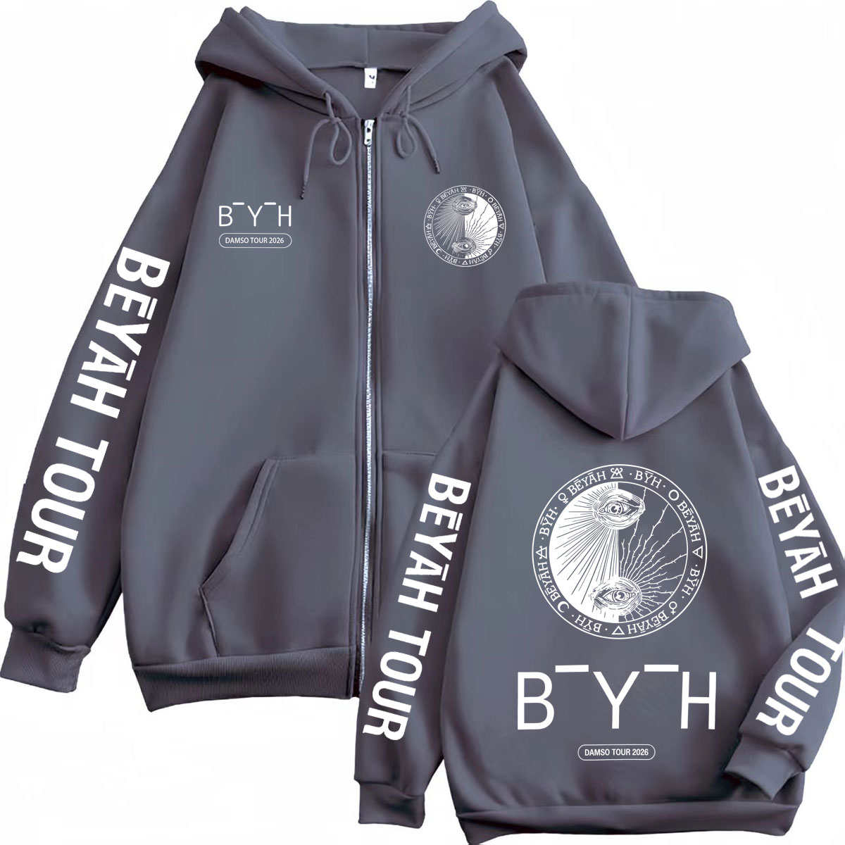 Rapper Damso Beyah Tour 2026 M - Mens Fashion Zip Up Hoodies review and price