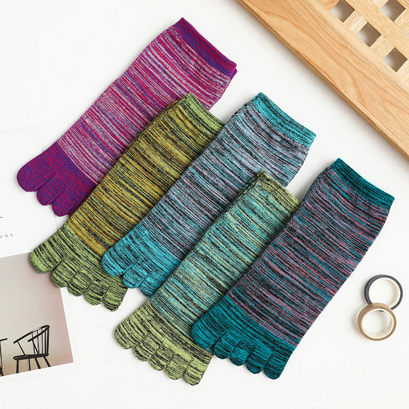 1/5 Pairs Man Colorful Toe Hap - Socks Ankle Men review and price