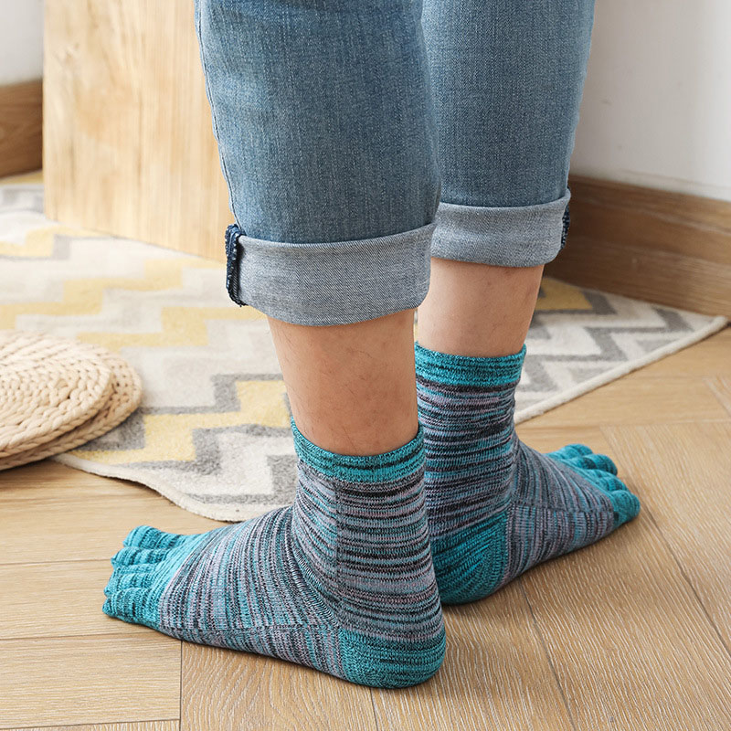 1/5 Pairs Man Colorful Toe Hap - Socks Ankle Men review and price