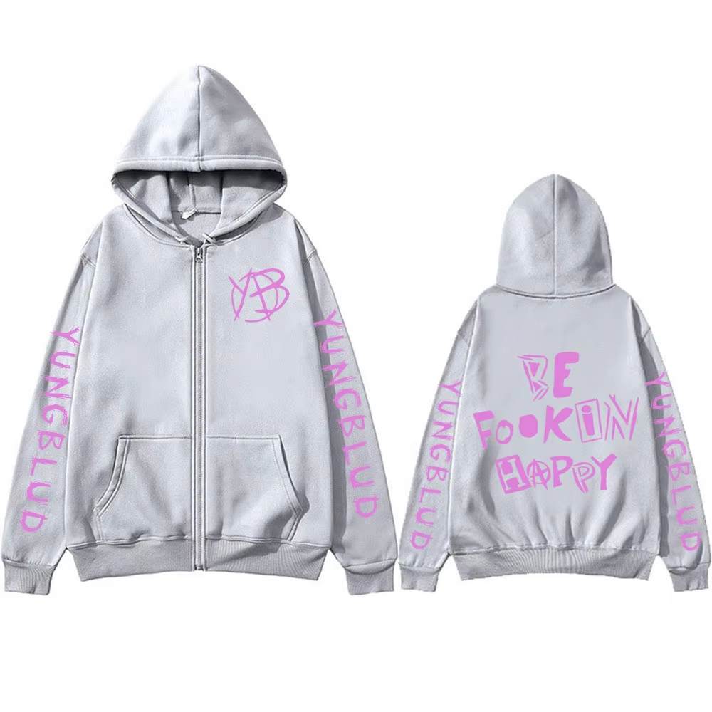 Rock Singer Yungblud Be Fookin - Mens Fashion Zip Up Hoodies review and price
