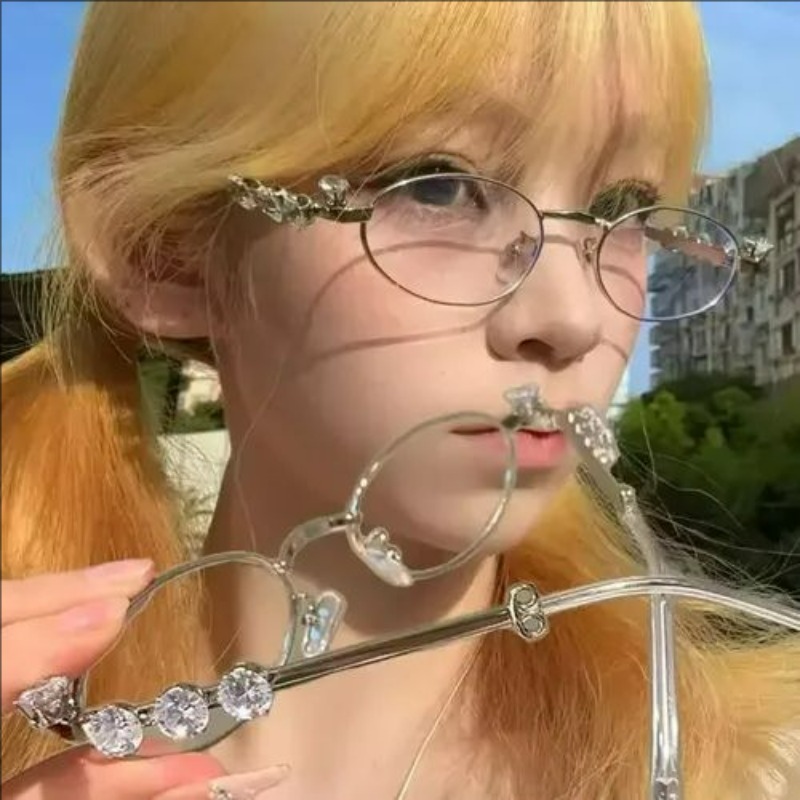 Fashion Crystal Oval Glasses F - Mens Fashion Reading Glasses review and price