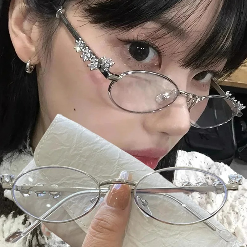 Fashion Crystal Oval Glasses F - Mens Fashion Reading Glasses review and price