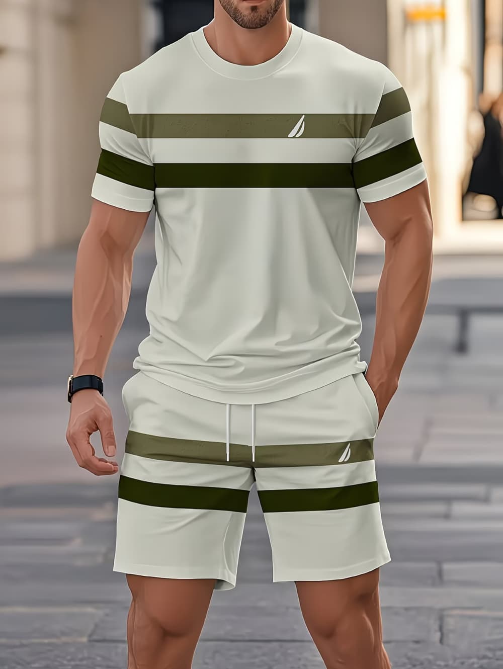 Men's Summer Sets Funny 3D Str - Men'S Fashion Advice review and price