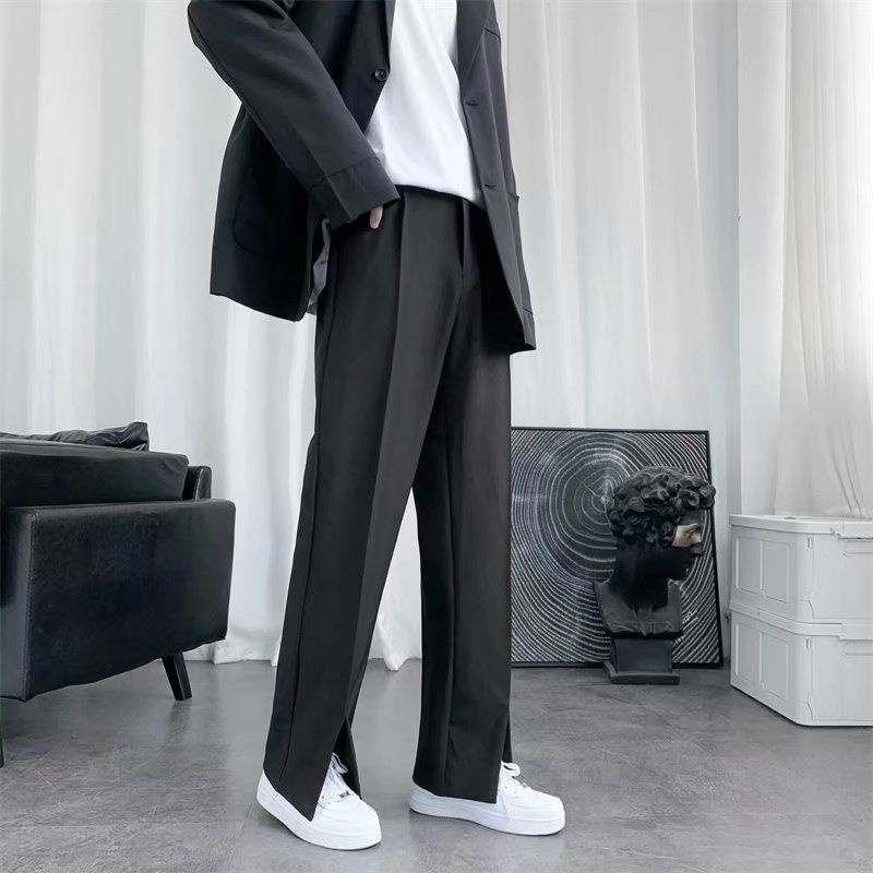 Spring/Summer Black Suit Pants - Men'S Dress Pants Fashion review and price