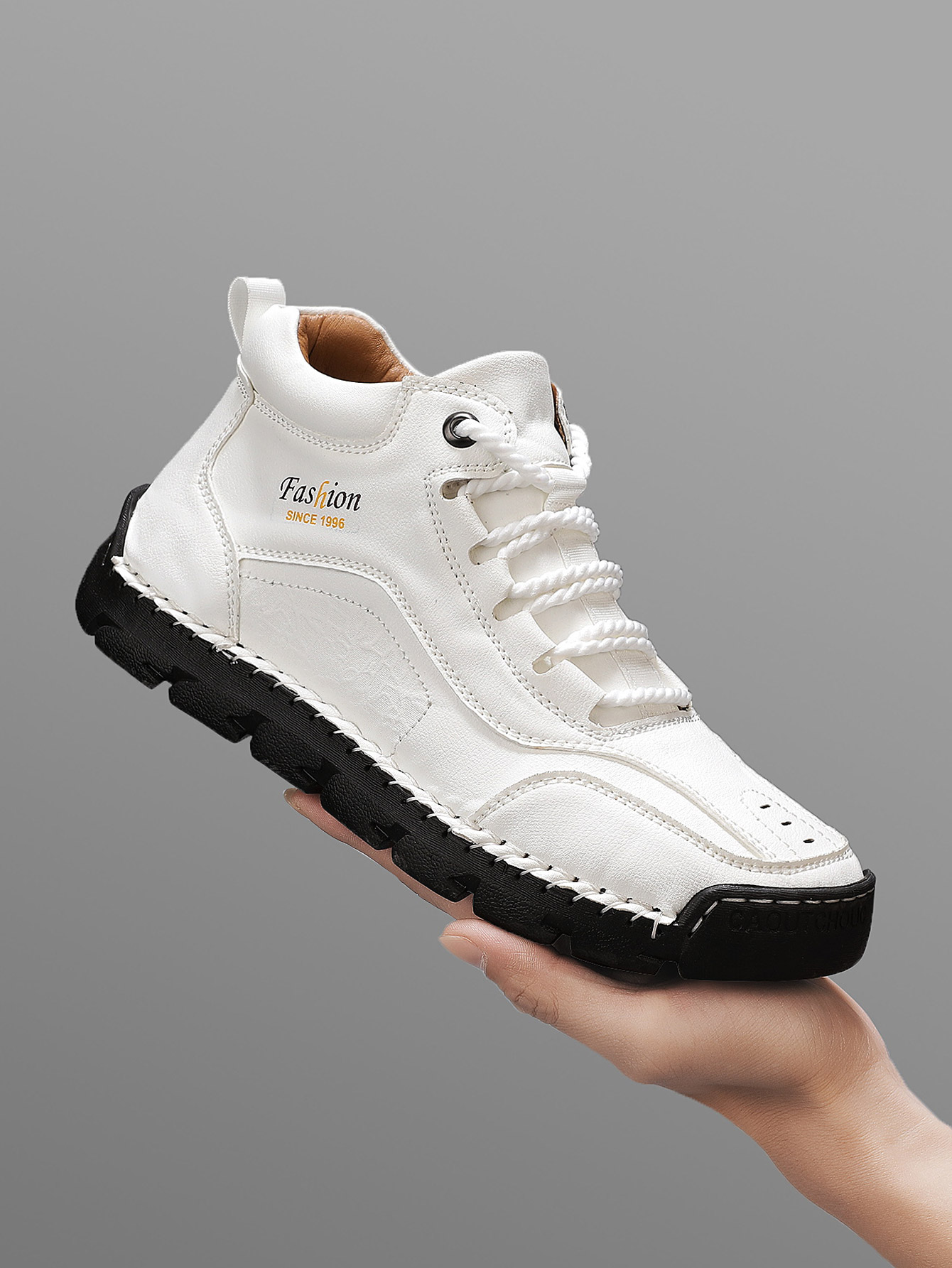 Men's Handmade Mid-Top Casual  - Men'S Fashion For 45 Years Old review and price