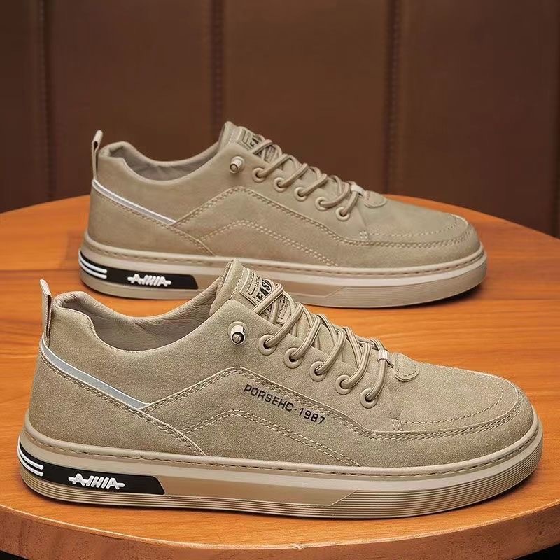 2026 New Mens Soft Leather Whi - Mens Fashion Week review and price
