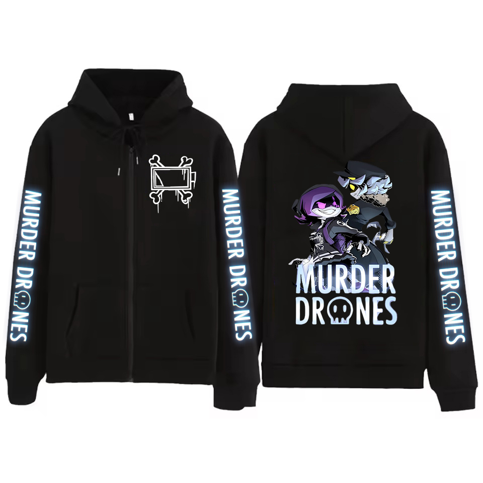 Murder Drones Graphic Zipper H - Mens Fashion Zip Up Hoodies review and price