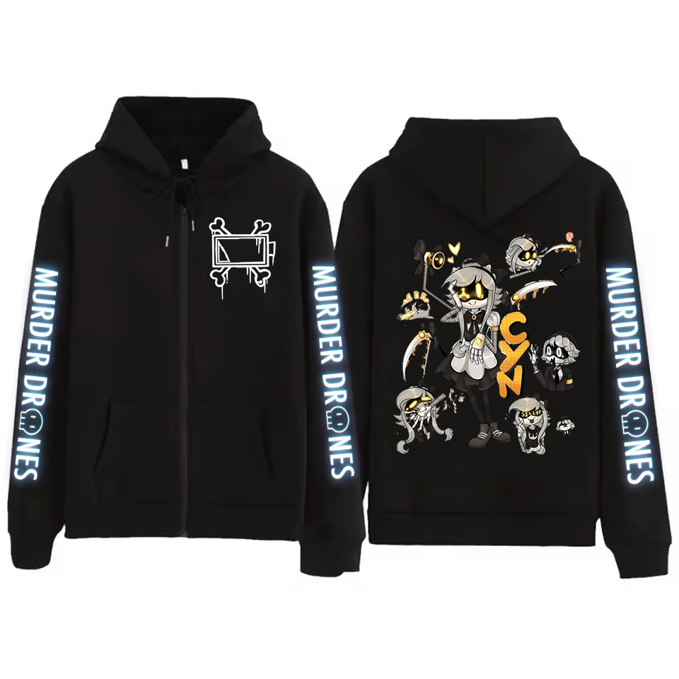 Murder Drones Graphic Zipper H - Mens Fashion Zip Up Hoodies review and price