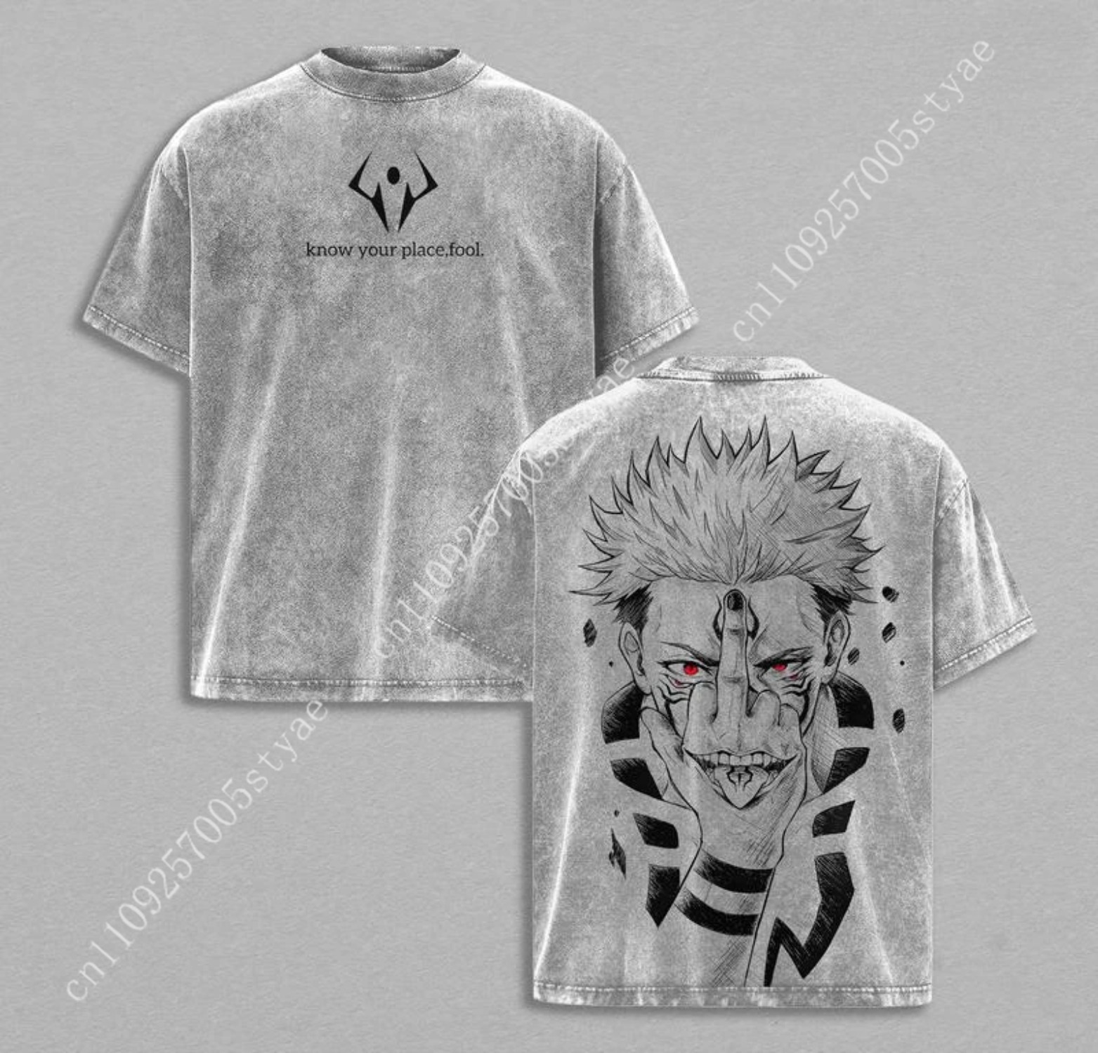 Anime  Ryomen Sukuna Graphic T - Graphic Tee Oversized review and price