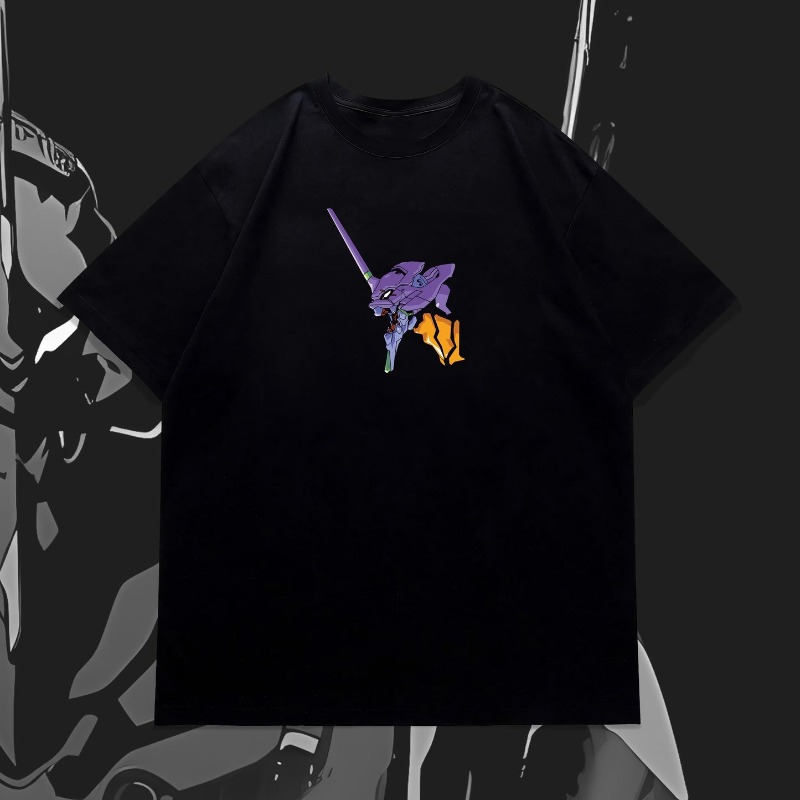 Anime Mecha Double Sided Print - Graphic Tee Oversized review and price