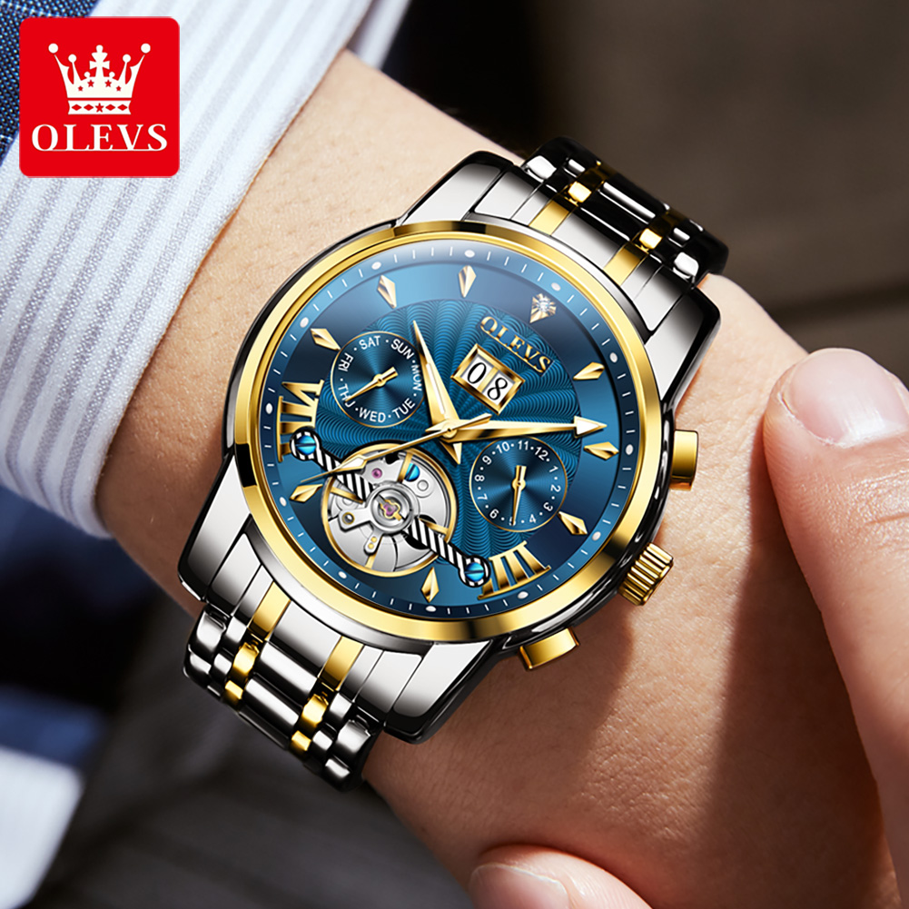 OLEVS Men Watches Luxury Fashi - Mens Fashion Week review and price
