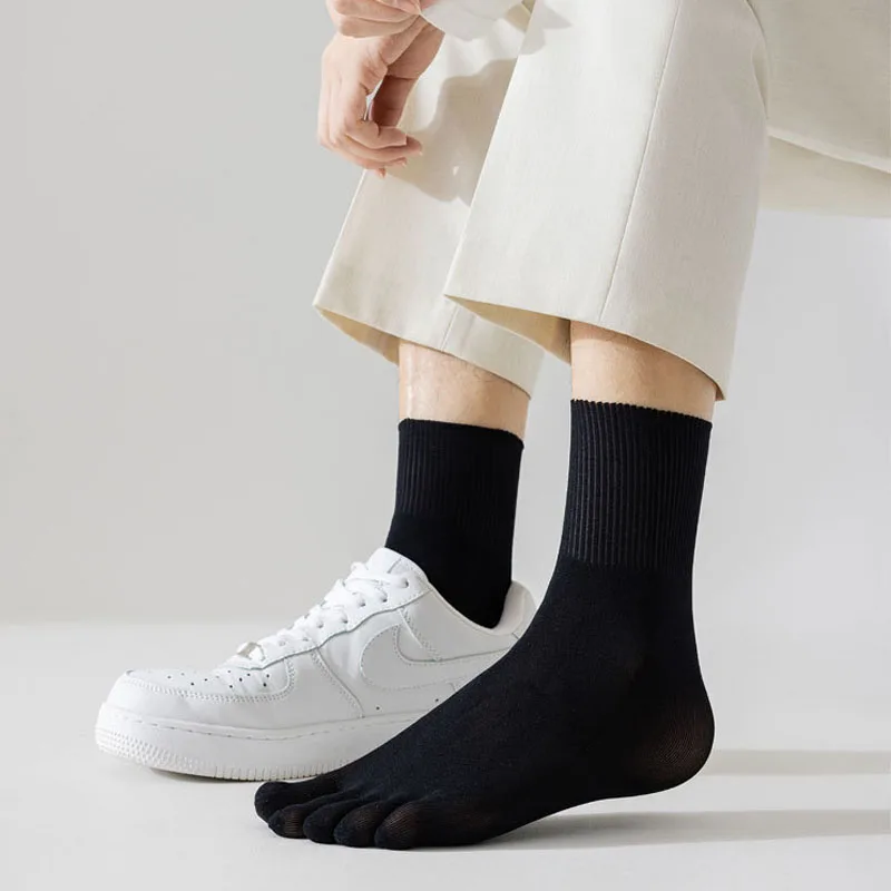 4 Pairs Summer Thin Five Finge - Socks Ankle Men review and price
