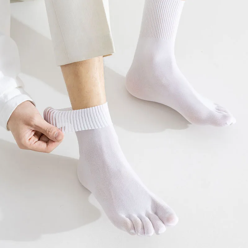 4 Pairs Summer Thin Five Finge - Socks Ankle Men review and price