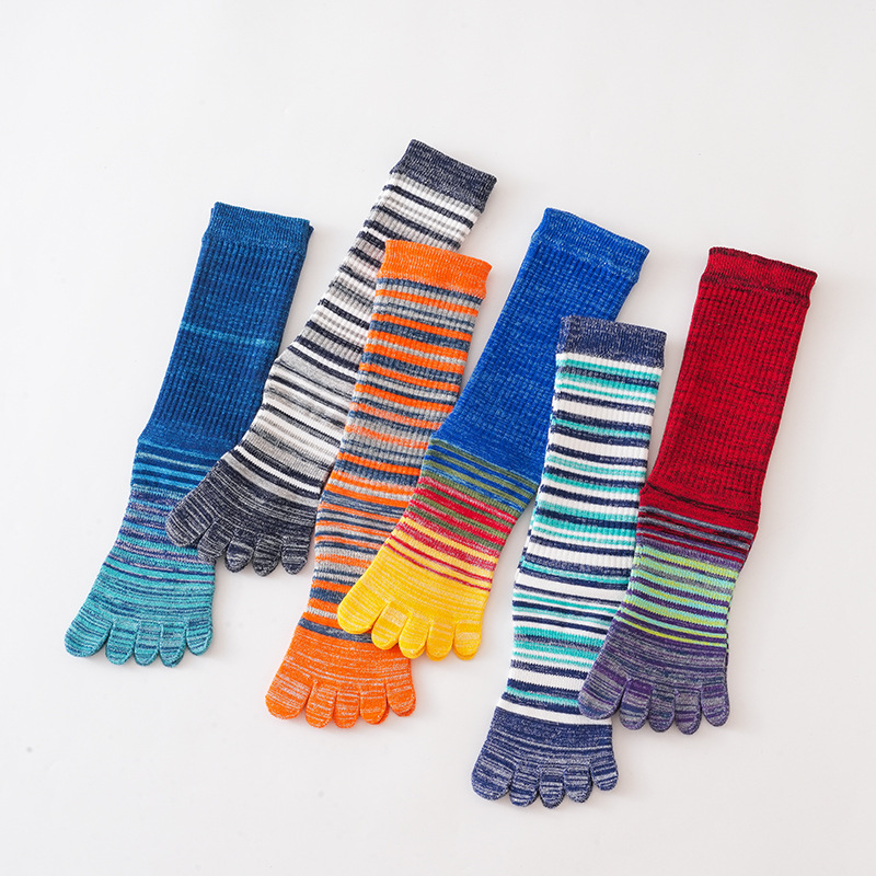 1/5 Pairs Men Toe Socks Long P - Socks Ankle Men review and price
