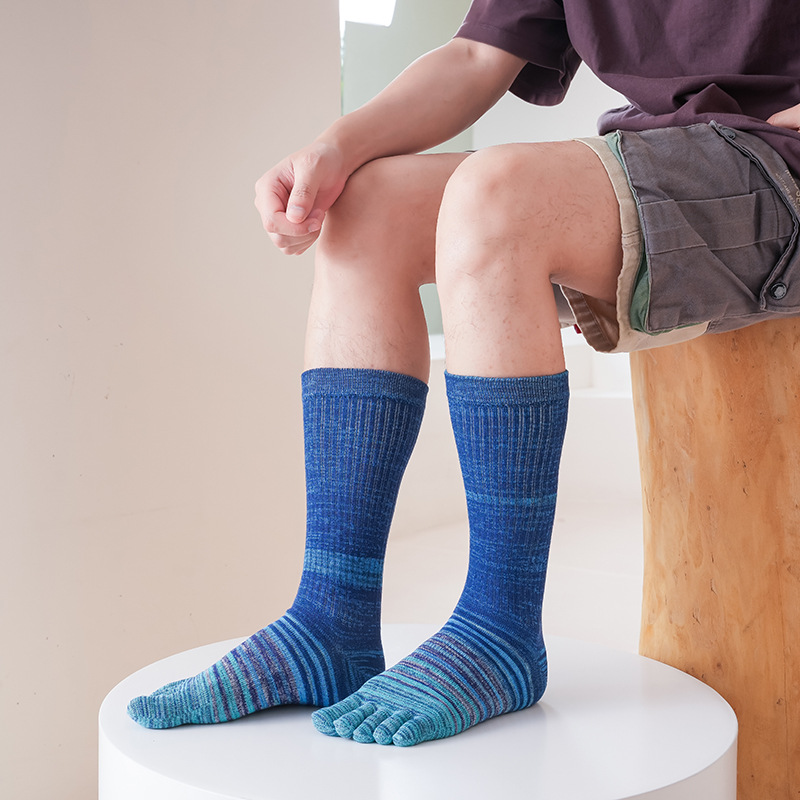 1/5 Pairs Men Toe Socks Long P - Socks Ankle Men review and price